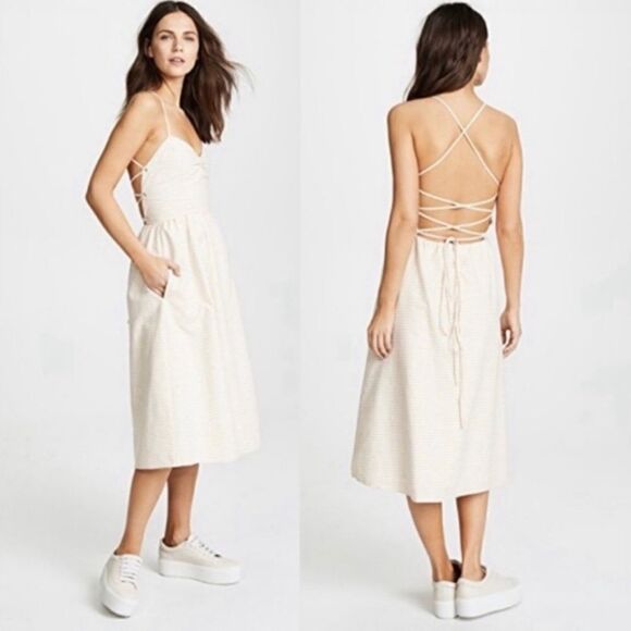 Dra Los Angeles Midi Floral Dress - Picture 1 of 8